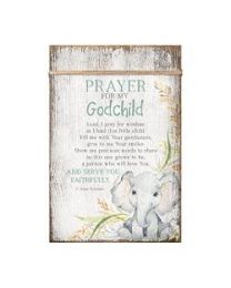 Godchild Prayer - Plaque