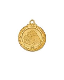 Gold/Sterling Silver St. Anthony Medal