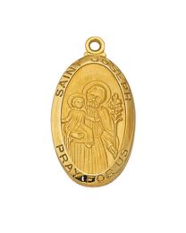 Gold/Sterling Silver St. Joseph Medal