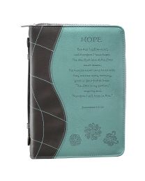 Hope - Lamentation 3:21-24 Turquoise Bible Cover