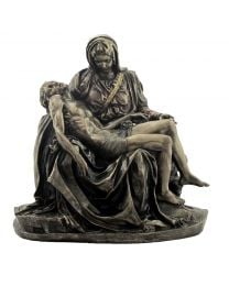 17.25" Pieta - Bronze Style Statue 