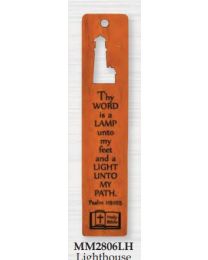 Mahogany Lighthouse Bookmark 