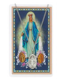 Miraculous Medal and Prayer Card