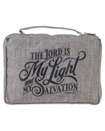 My Light and Salvation Gray Value Bible Cover