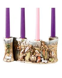 Nativity Advent Candleholder 