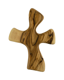 Olive Wood Clinging Healing Comfort Cross