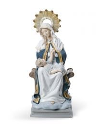 16.5" Our Lady of Divine Providence - Porcelain Statue 