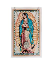 Our Lady of Guadalupe Medal and Prayer Card