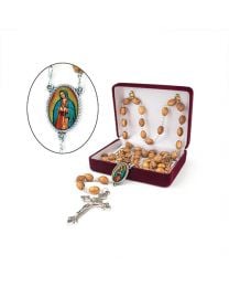 Our Lady Of Guadalupe Olive Wood Rosary