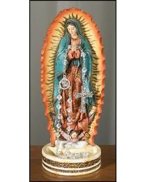 8" Our Lady of Guadalupe Rosary Holder