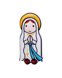 Our Lady of Lourdes Resin Magnet