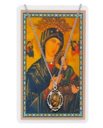 Our Lady of Perpetual Help Medal and Prayer Card