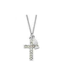 16" Cross with Chalice Necklace