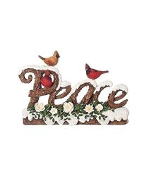 Peace with Cardinals Figurine