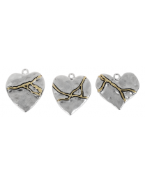 Perfectly Imperfect Heart Charm