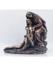 7.5" Pieta - Bronze Style Statue 