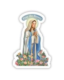 Pray The Rosary Auto Magnet