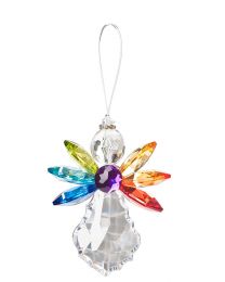 Rainbow Angel Ornament