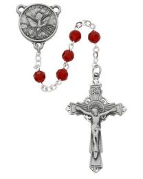 Red Holy Spirit Rosary