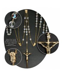 Rosary Lasso Gold Deluxe Box