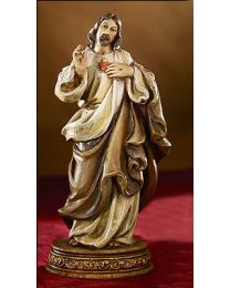 6" Sacred Heart of Jesus Statue
