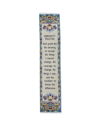 Serenity Prayer Woven Fabric Bookmark