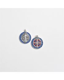 St. Benedict Round Coloured Medal