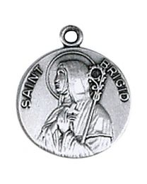 St. Brigid Medal on Chain