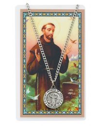 St. Francis Medal and Prayer Card