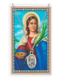St. Lucy Medal / Card