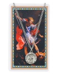 St. Michael Medal and Prayer Card