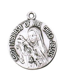 St. Therese Medal on Chain
