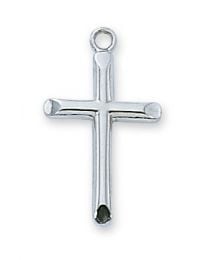 Sterling Silver Cross on 18" Chain  