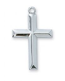 Sterling Silver Cross on 18" Chain  