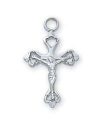 Sterling Silver Crucifix on 16" Chain 