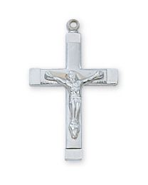 Sterling Silver Crucifix on 18" Chain 