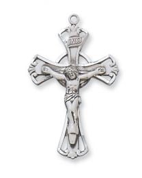 Sterling Silver Crucifix on 18" Chain 