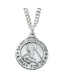 Sterling Silver St, Augustine Medal