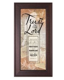 Trust In The Lord Framed Art
