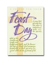 A Prayer for Your Feast Day 