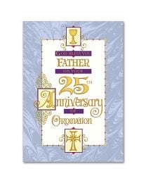 25th Priest Ordination Anniversary Card