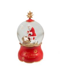 Wind up Santa Snow Globe